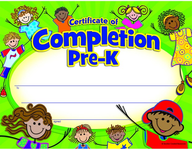 Pre K Certificate Of Completion - Awards & Certificates Online