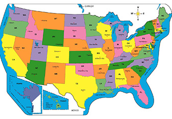 Practice Map Labeled Us 8x16 - Map Skills for Different Grades Online ...