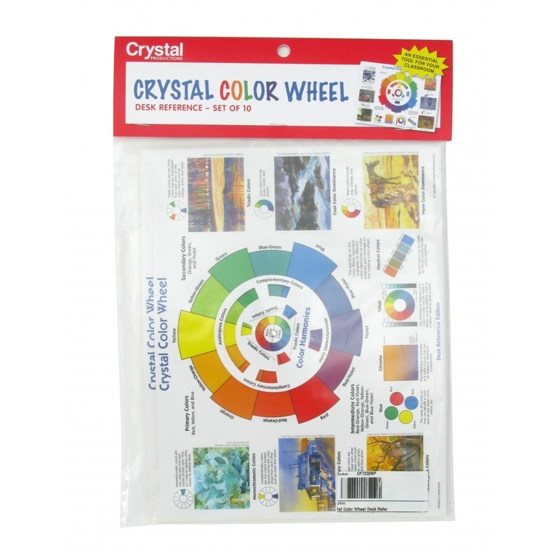 Crystal Color Wheel Desk Ref Set10 Retail Package Posters Online