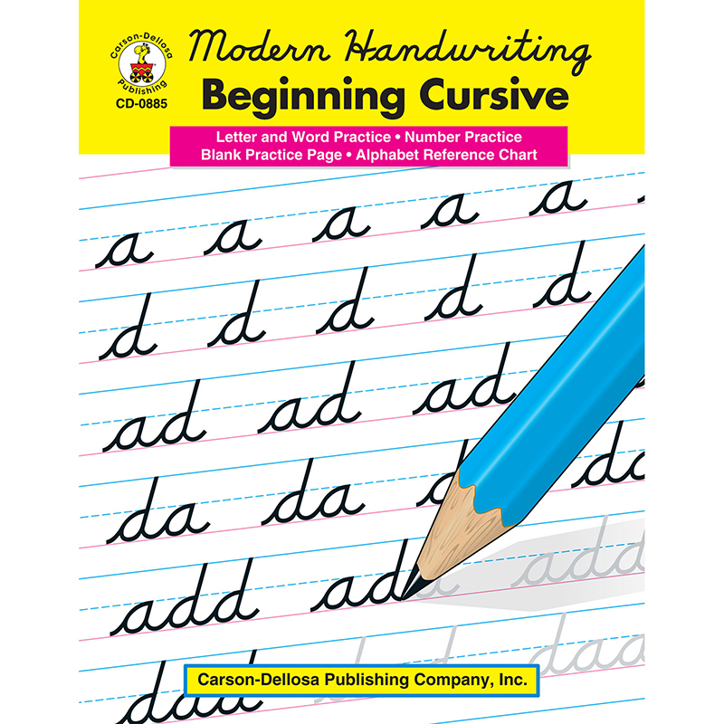 Modern Handwriting Beginning Cursive Book Handwriting
