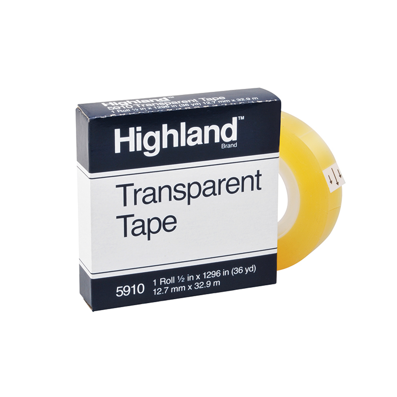 Tape Highland Transparent - Tape & Supplies Online | Teacher Supply Source