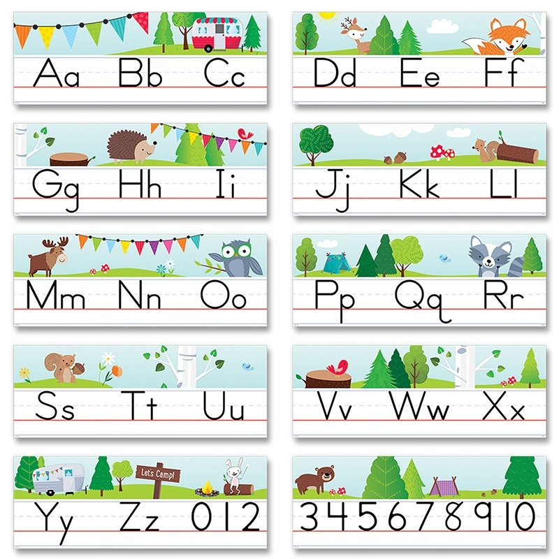 creative teaching press woodland friends alphabet line