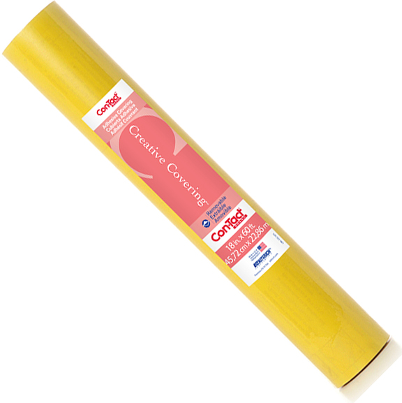 Con-tact® Contact Adhesive Roll Ylw 18x60ft