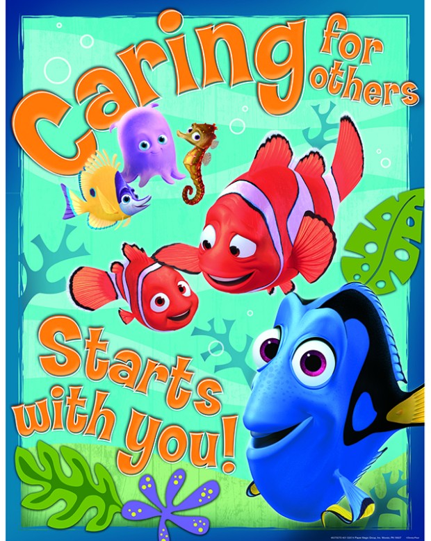 Finding Nemo Caring For Others 17x22 Poster - Classroom Banners Online