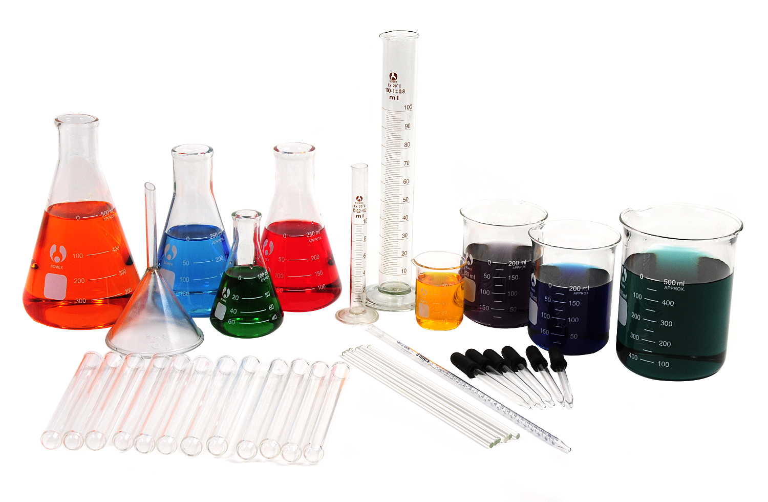 Ginsberg Glassware Kit: 36 Pieces - Other Online | Teacher Supply Source